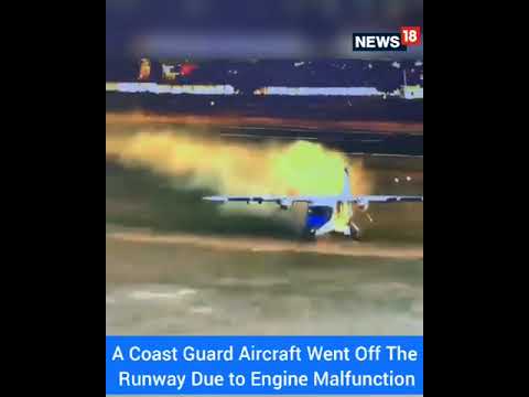 Airplane Crash Video | Aircraft Landing Goes Wrong Due To Engine ...