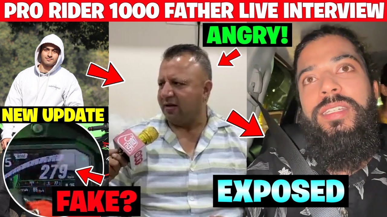 Pro Rider 1000 Father Live Interview The Uk07 Rider Exposed Pro Rider 1000 Accident New